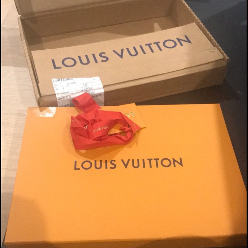 Empty louis Vuitton box